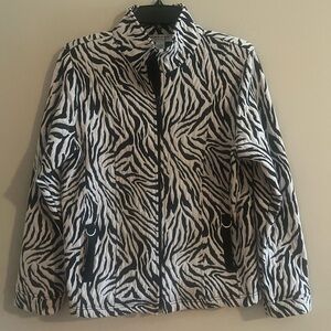 RAFAEL Black and White Teddy Jacket